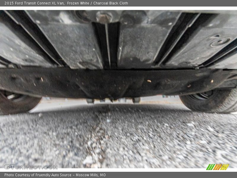 Frozen White / Charcoal Black Cloth 2015 Ford Transit Connect XL Van