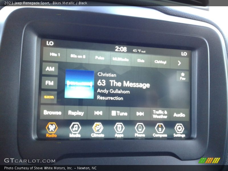 Bikini Metallic / Black 2021 Jeep Renegade Sport