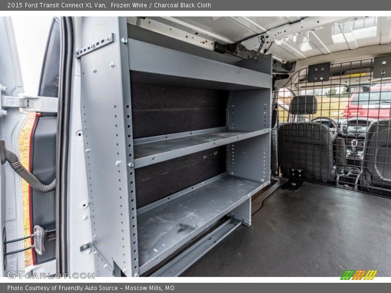 Frozen White / Charcoal Black Cloth 2015 Ford Transit Connect XL Van