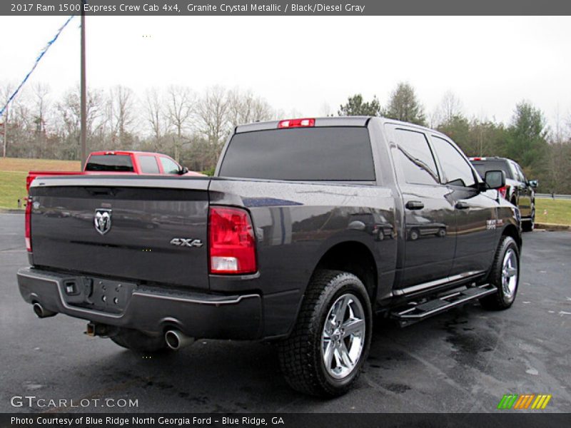 Granite Crystal Metallic / Black/Diesel Gray 2017 Ram 1500 Express Crew Cab 4x4