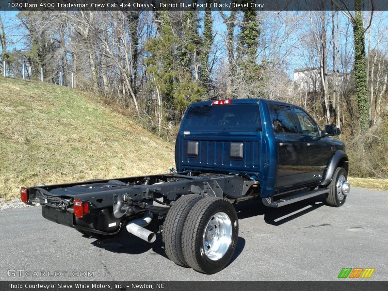 Patriot Blue Pearl / Black/Diesel Gray 2020 Ram 4500 Tradesman Crew Cab 4x4 Chassis