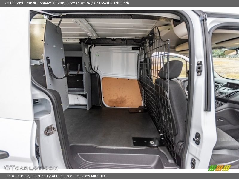 Frozen White / Charcoal Black Cloth 2015 Ford Transit Connect XL Van