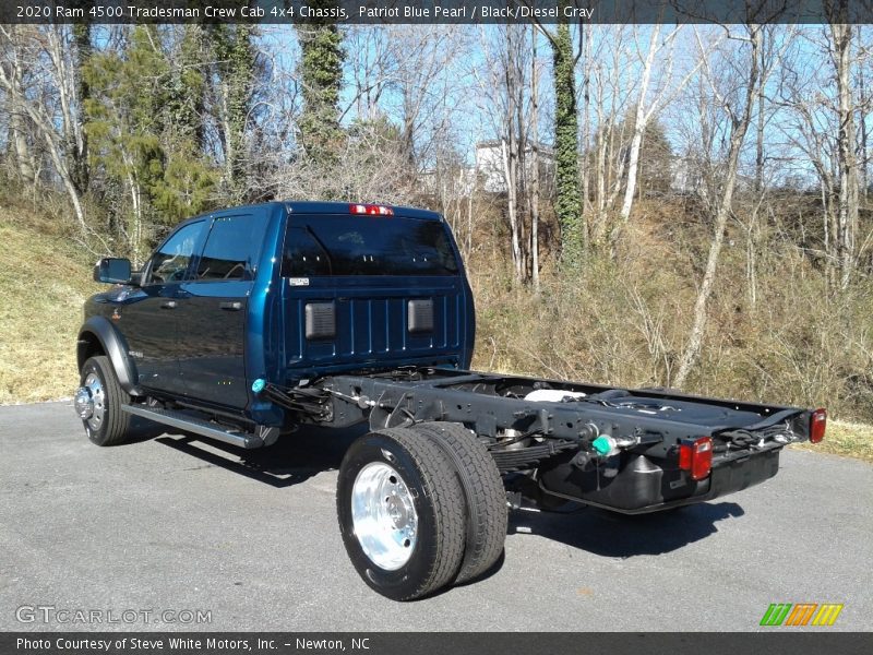 Patriot Blue Pearl / Black/Diesel Gray 2020 Ram 4500 Tradesman Crew Cab 4x4 Chassis