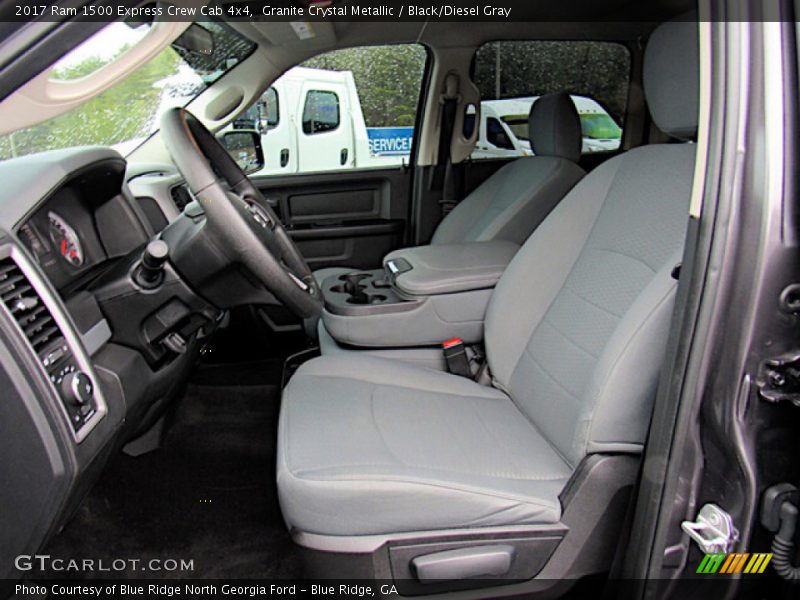 Granite Crystal Metallic / Black/Diesel Gray 2017 Ram 1500 Express Crew Cab 4x4