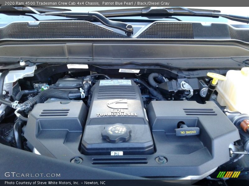 Patriot Blue Pearl / Black/Diesel Gray 2020 Ram 4500 Tradesman Crew Cab 4x4 Chassis