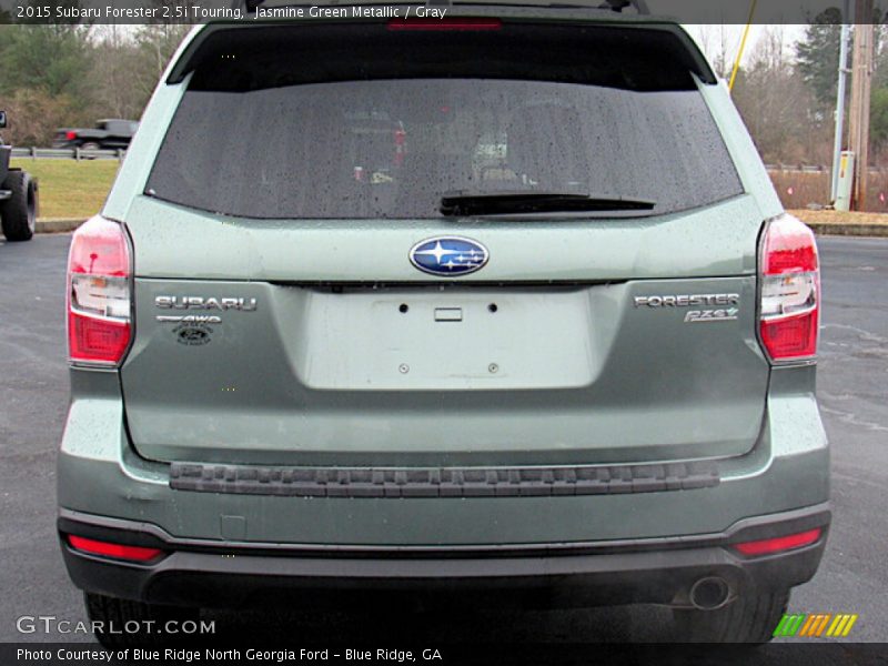 Jasmine Green Metallic / Gray 2015 Subaru Forester 2.5i Touring