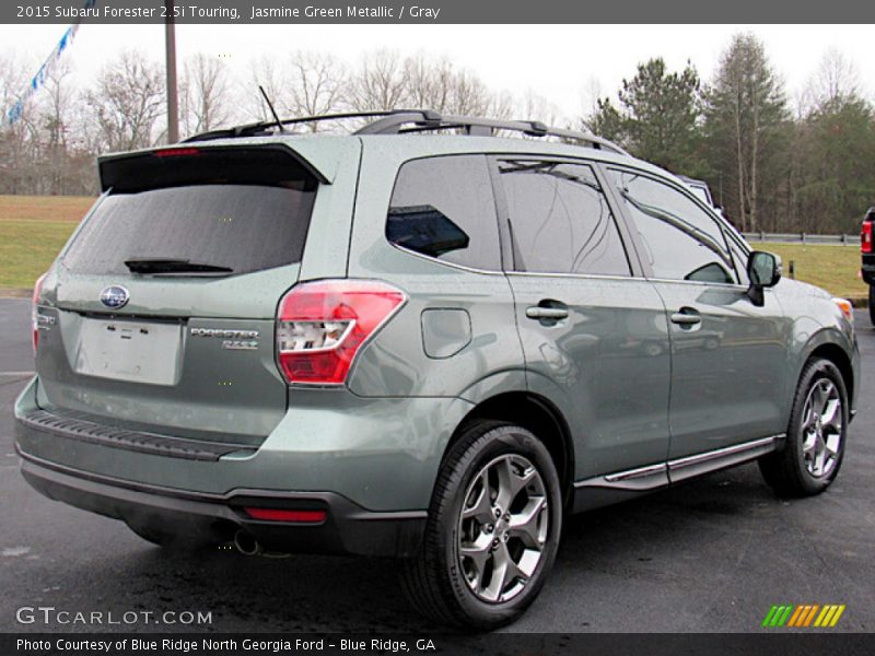 Jasmine Green Metallic / Gray 2015 Subaru Forester 2.5i Touring