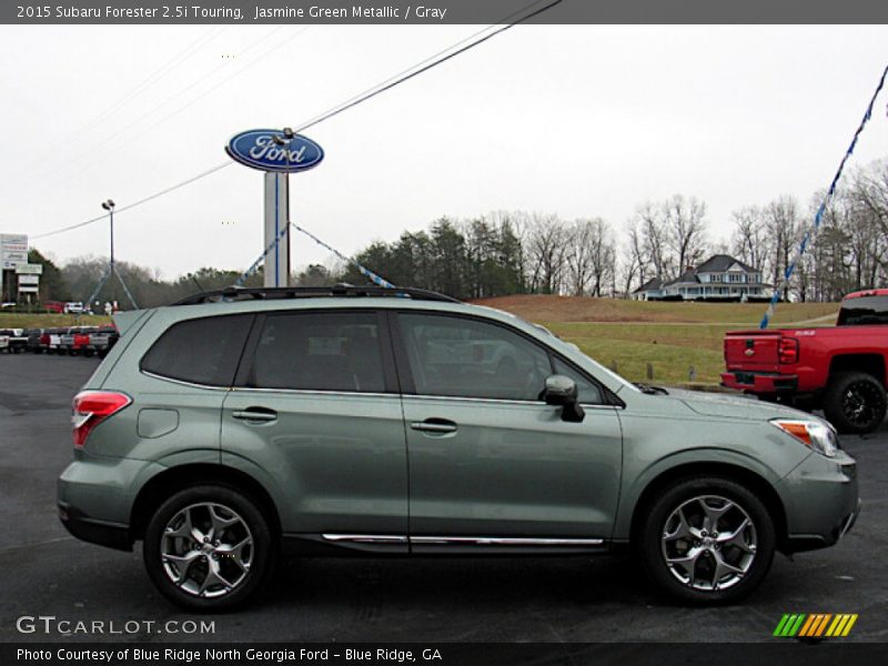 Jasmine Green Metallic / Gray 2015 Subaru Forester 2.5i Touring