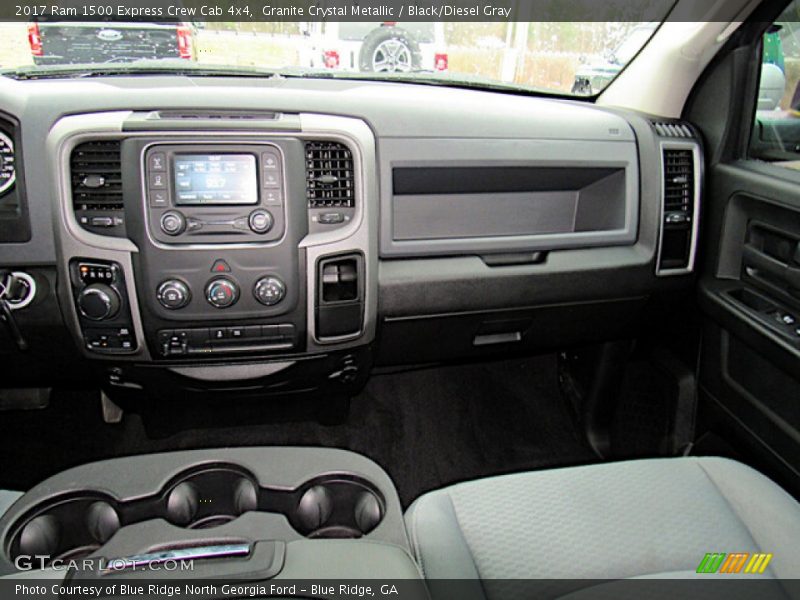 Granite Crystal Metallic / Black/Diesel Gray 2017 Ram 1500 Express Crew Cab 4x4