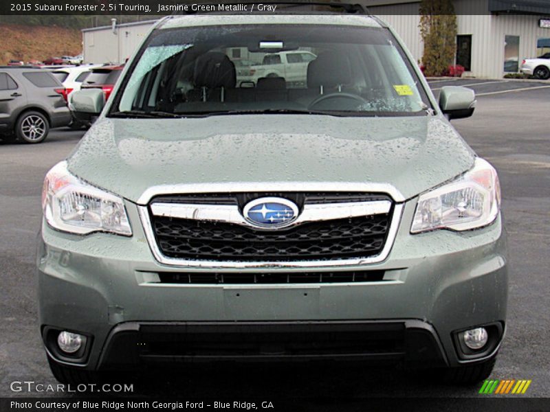 Jasmine Green Metallic / Gray 2015 Subaru Forester 2.5i Touring