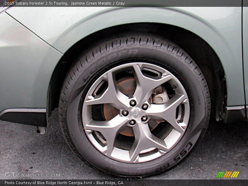 Jasmine Green Metallic / Gray 2015 Subaru Forester 2.5i Touring