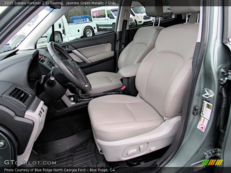 Jasmine Green Metallic / Gray 2015 Subaru Forester 2.5i Touring