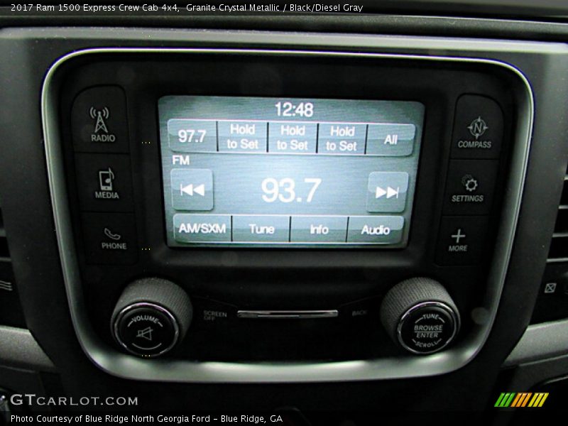 Granite Crystal Metallic / Black/Diesel Gray 2017 Ram 1500 Express Crew Cab 4x4
