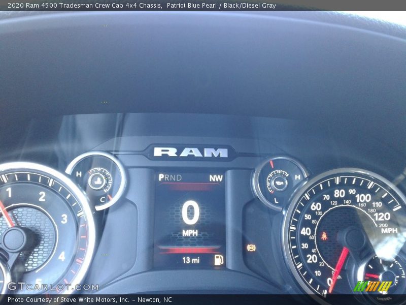 Patriot Blue Pearl / Black/Diesel Gray 2020 Ram 4500 Tradesman Crew Cab 4x4 Chassis