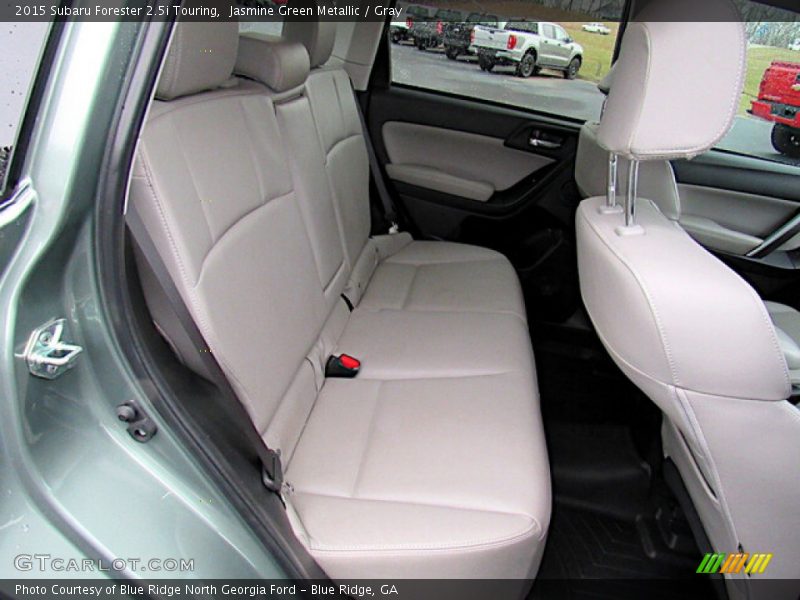 Jasmine Green Metallic / Gray 2015 Subaru Forester 2.5i Touring