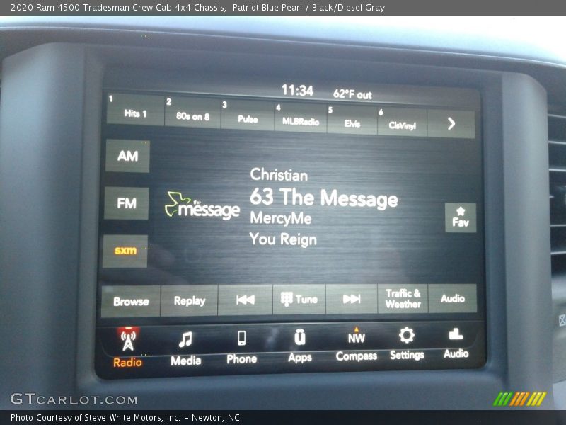 Patriot Blue Pearl / Black/Diesel Gray 2020 Ram 4500 Tradesman Crew Cab 4x4 Chassis