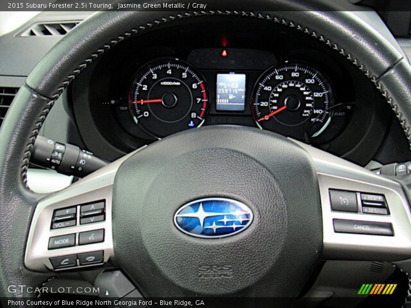 Jasmine Green Metallic / Gray 2015 Subaru Forester 2.5i Touring