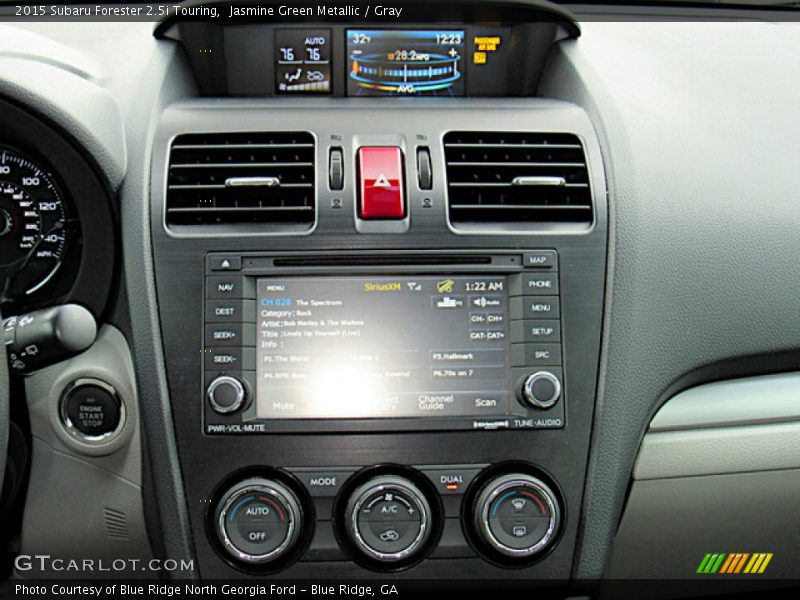 Jasmine Green Metallic / Gray 2015 Subaru Forester 2.5i Touring