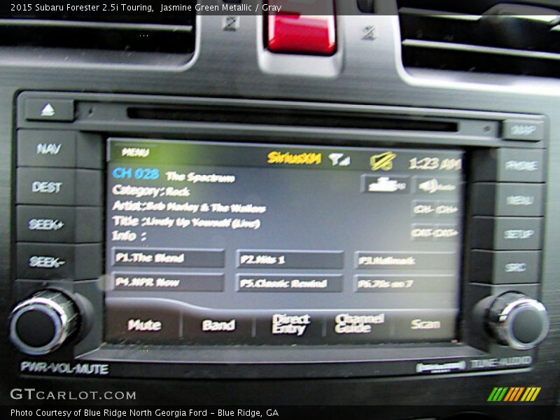 Jasmine Green Metallic / Gray 2015 Subaru Forester 2.5i Touring