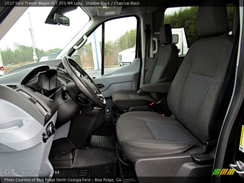 Front Seat of 2017 Transit Wagon XLT 350 MR Long