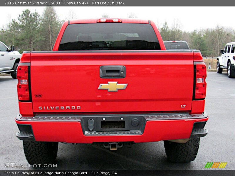 Red Hot / Jet Black 2016 Chevrolet Silverado 1500 LT Crew Cab 4x4