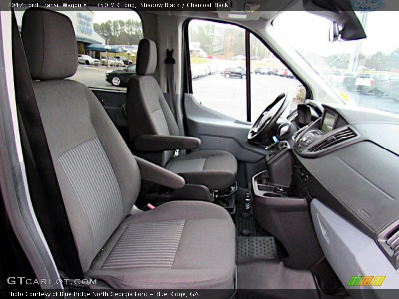  2017 Transit Wagon XLT 350 MR Long Charcoal Black Interior