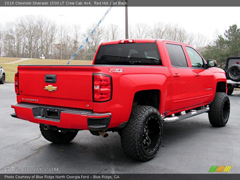 Red Hot / Jet Black 2016 Chevrolet Silverado 1500 LT Crew Cab 4x4