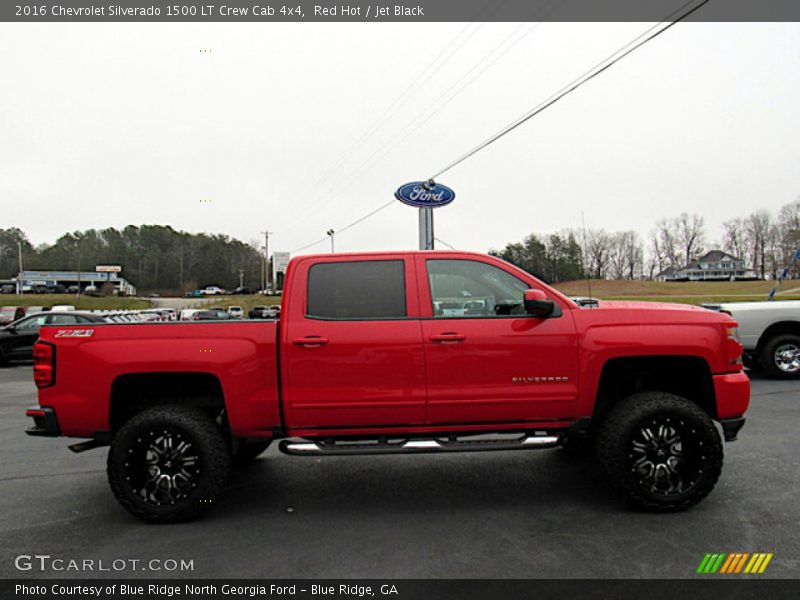 Red Hot / Jet Black 2016 Chevrolet Silverado 1500 LT Crew Cab 4x4