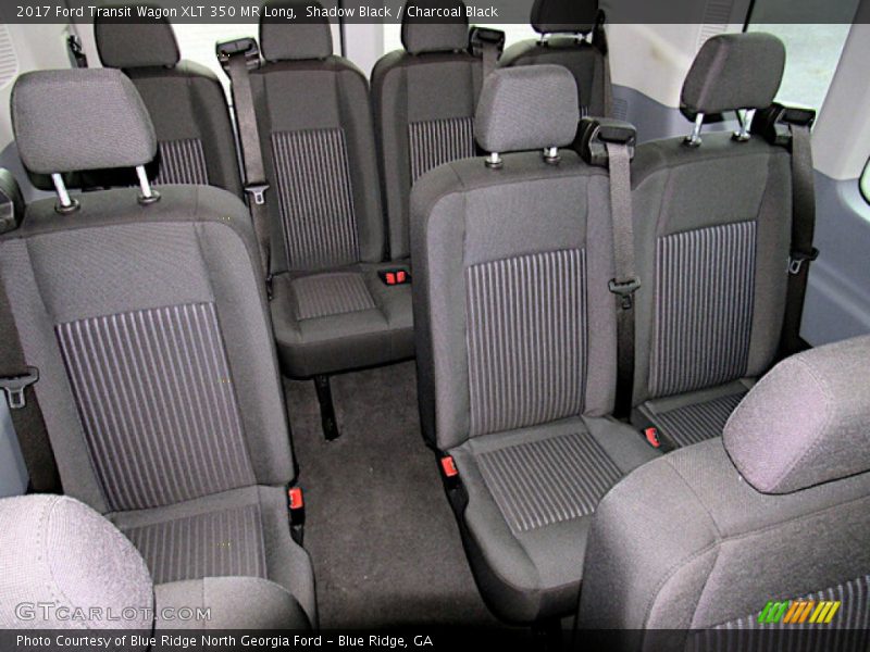Rear Seat of 2017 Transit Wagon XLT 350 MR Long