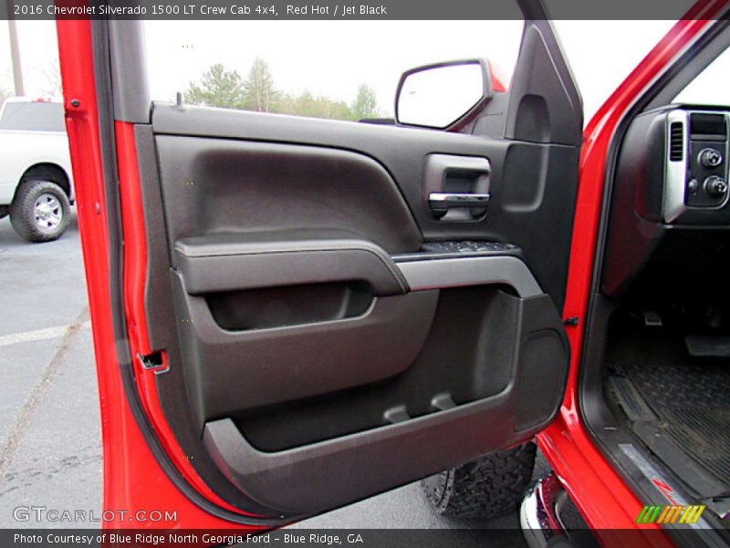 Red Hot / Jet Black 2016 Chevrolet Silverado 1500 LT Crew Cab 4x4