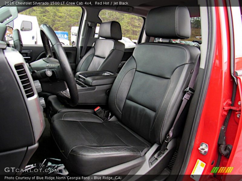 Red Hot / Jet Black 2016 Chevrolet Silverado 1500 LT Crew Cab 4x4