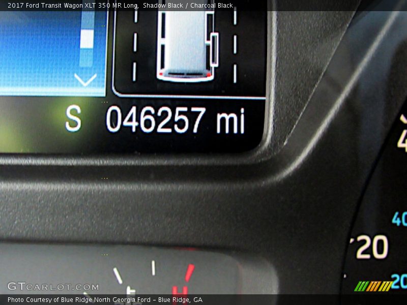 Shadow Black / Charcoal Black 2017 Ford Transit Wagon XLT 350 MR Long