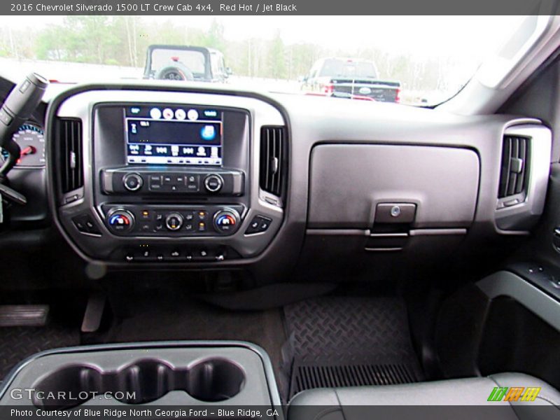 Red Hot / Jet Black 2016 Chevrolet Silverado 1500 LT Crew Cab 4x4