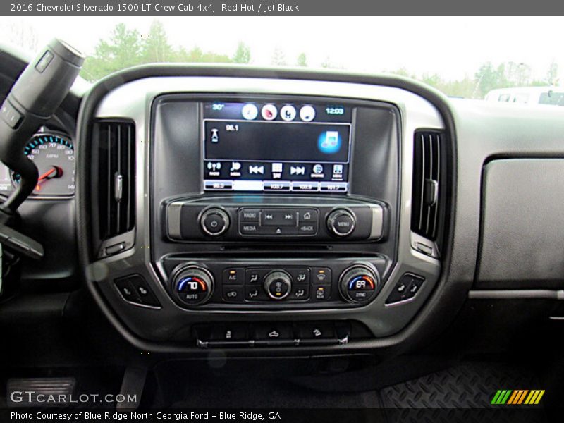 Red Hot / Jet Black 2016 Chevrolet Silverado 1500 LT Crew Cab 4x4