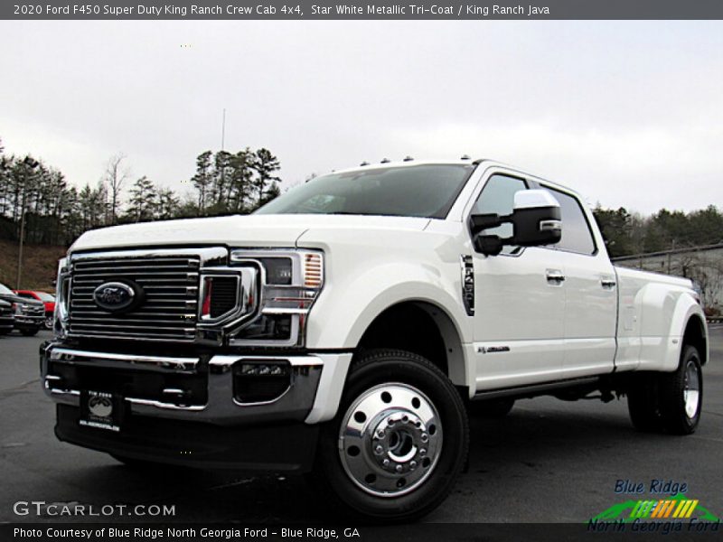 Star White Metallic Tri-Coat / King Ranch Java 2020 Ford F450 Super Duty King Ranch Crew Cab 4x4