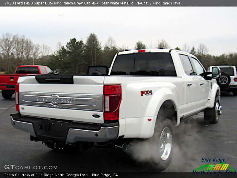 Star White Metallic Tri-Coat / King Ranch Java 2020 Ford F450 Super Duty King Ranch Crew Cab 4x4