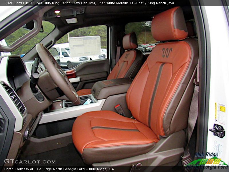 Star White Metallic Tri-Coat / King Ranch Java 2020 Ford F450 Super Duty King Ranch Crew Cab 4x4