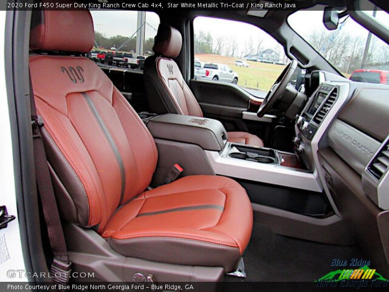 Star White Metallic Tri-Coat / King Ranch Java 2020 Ford F450 Super Duty King Ranch Crew Cab 4x4