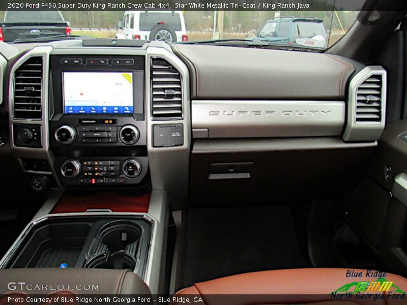 Star White Metallic Tri-Coat / King Ranch Java 2020 Ford F450 Super Duty King Ranch Crew Cab 4x4