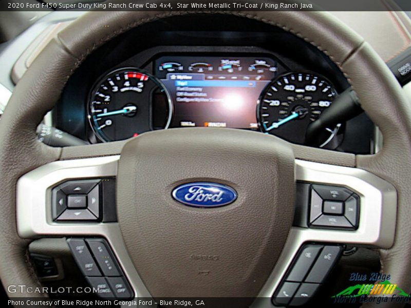 Star White Metallic Tri-Coat / King Ranch Java 2020 Ford F450 Super Duty King Ranch Crew Cab 4x4
