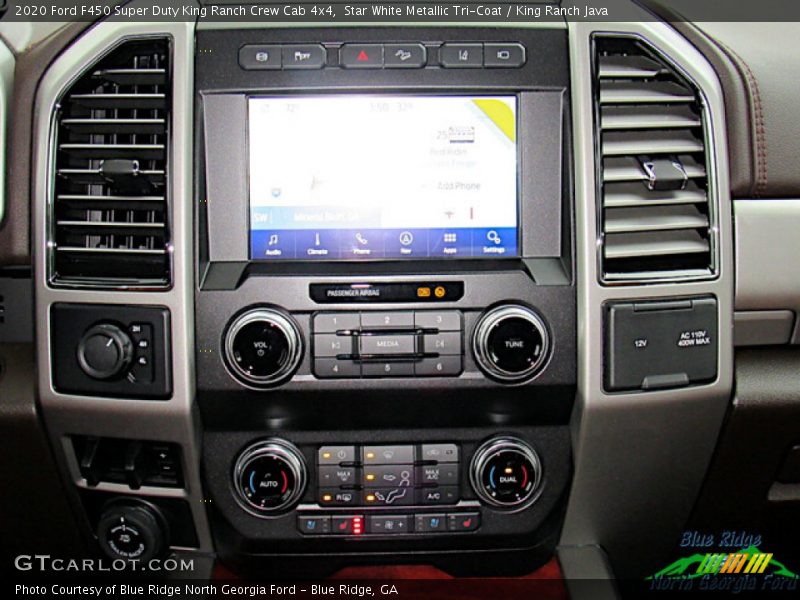 Star White Metallic Tri-Coat / King Ranch Java 2020 Ford F450 Super Duty King Ranch Crew Cab 4x4