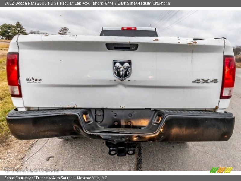 Bright White / Dark Slate/Medium Graystone 2012 Dodge Ram 2500 HD ST Regular Cab 4x4