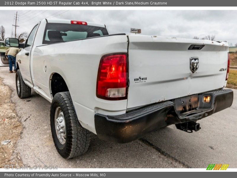 Bright White / Dark Slate/Medium Graystone 2012 Dodge Ram 2500 HD ST Regular Cab 4x4
