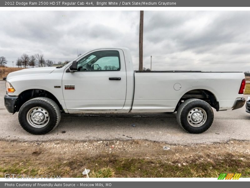 Bright White / Dark Slate/Medium Graystone 2012 Dodge Ram 2500 HD ST Regular Cab 4x4