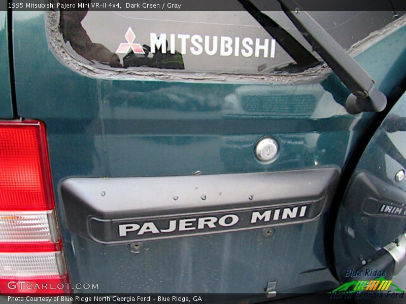 Dark Green / Gray 1995 Mitsubishi Pajero Mini VR-II 4x4