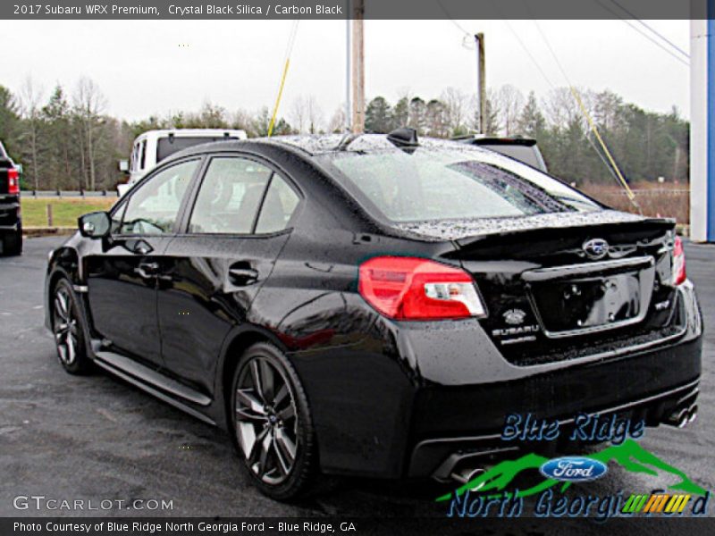 Crystal Black Silica / Carbon Black 2017 Subaru WRX Premium