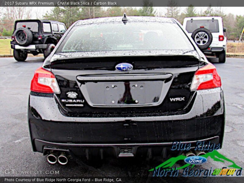 Crystal Black Silica / Carbon Black 2017 Subaru WRX Premium