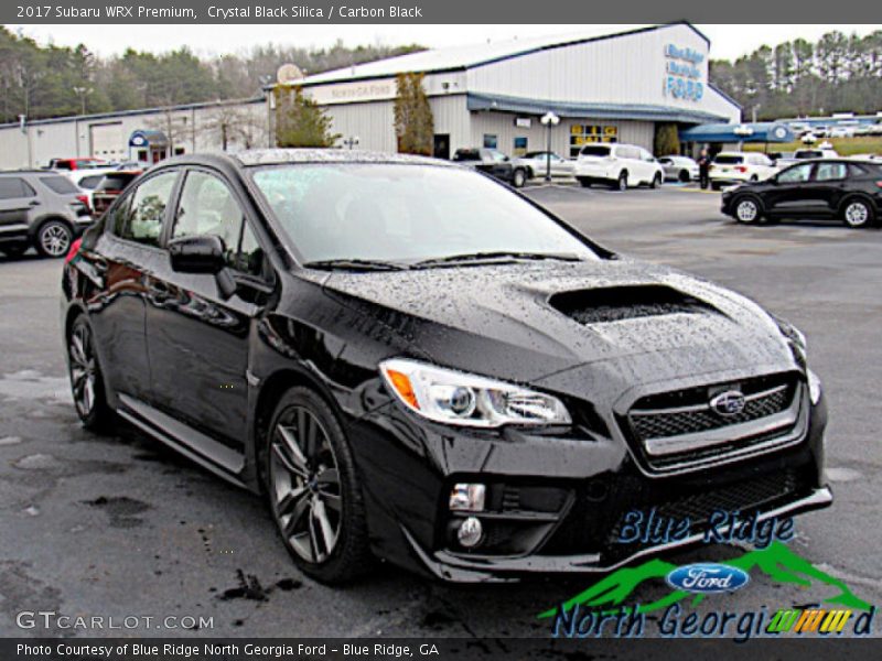 Crystal Black Silica / Carbon Black 2017 Subaru WRX Premium