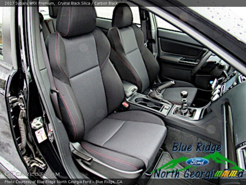 Crystal Black Silica / Carbon Black 2017 Subaru WRX Premium