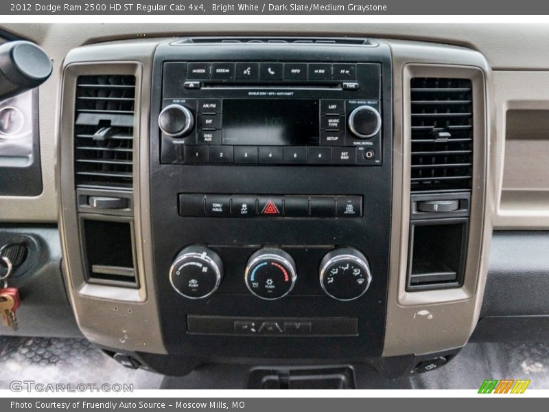 Controls of 2012 Ram 2500 HD ST Regular Cab 4x4